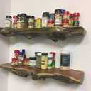 6.25" Solid Steel Floating Shelf Brackets, 2 Pack Heavy Duty Hidden Brackets Blind Shelf Supports with Hardware for Floating Wood Shelves Screws and Wall Plugs Included