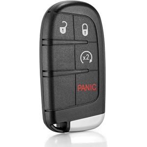 Smart Key Fob Replacement Fits for Jeep Renegade 2015 2016 2017 2018 2019 2020 2021 2022 Proximity Keyless Entry Remote Control 433 Mhz M3N-40821302 68266733AA 6FD98DX9AA 6BY88DX9AA