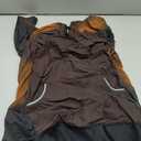 MY KILOMETRE Men's Triathlon Top Full Zip Short Sleeve Tri Shirt, Quick-Dry, UPF 50+ Protection with Reflective Back Pockets (Medium, Brown)