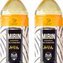 Soeos Mirin Cooking Wine, 16.9 fl oz (2 * 500ml) Pack of 2, Traditional Rice Wine, Authentic Natural Sugar Cooking Wine, Sweet Rice Wine for Cooking and Condiments, Premium Mirin Cooking Wine.