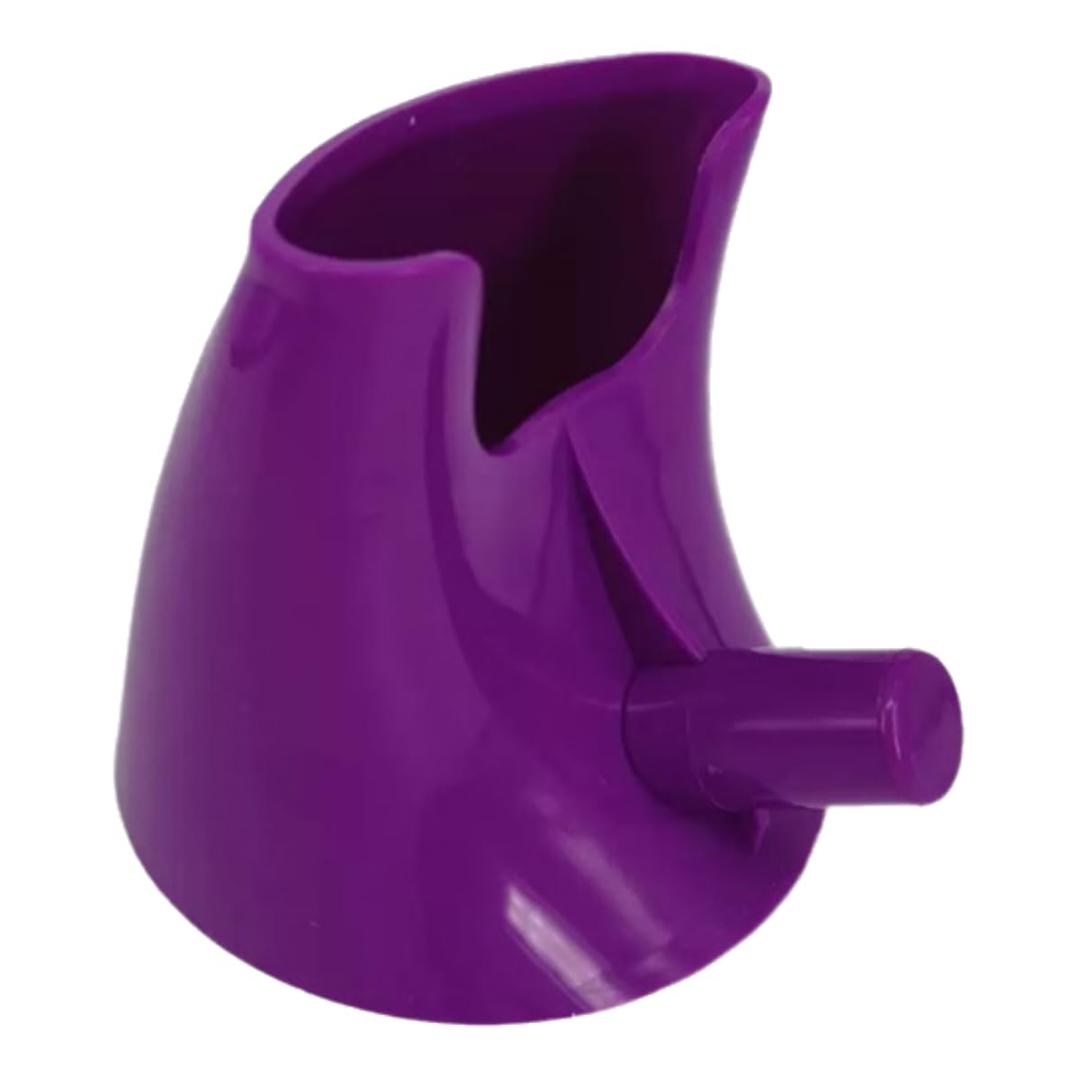 2PCS Anti-Slip Flour funnels, Compatible with Various Types of Ingredient Adding Tools (Such as The Ksm150 5-Liter Mixer), Food-Grade Plastic Kitchen Baking Accessories. (Purple)
