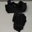 Dog Leg Braces for Torn ACL Hind Leg, with 4 Metal Stabilizers Support,Adjustable Dog Knee Braces for Back Leg, CCL, Luxating Patella, Ligament Injuries, Hip Dysplasia, S (Black)