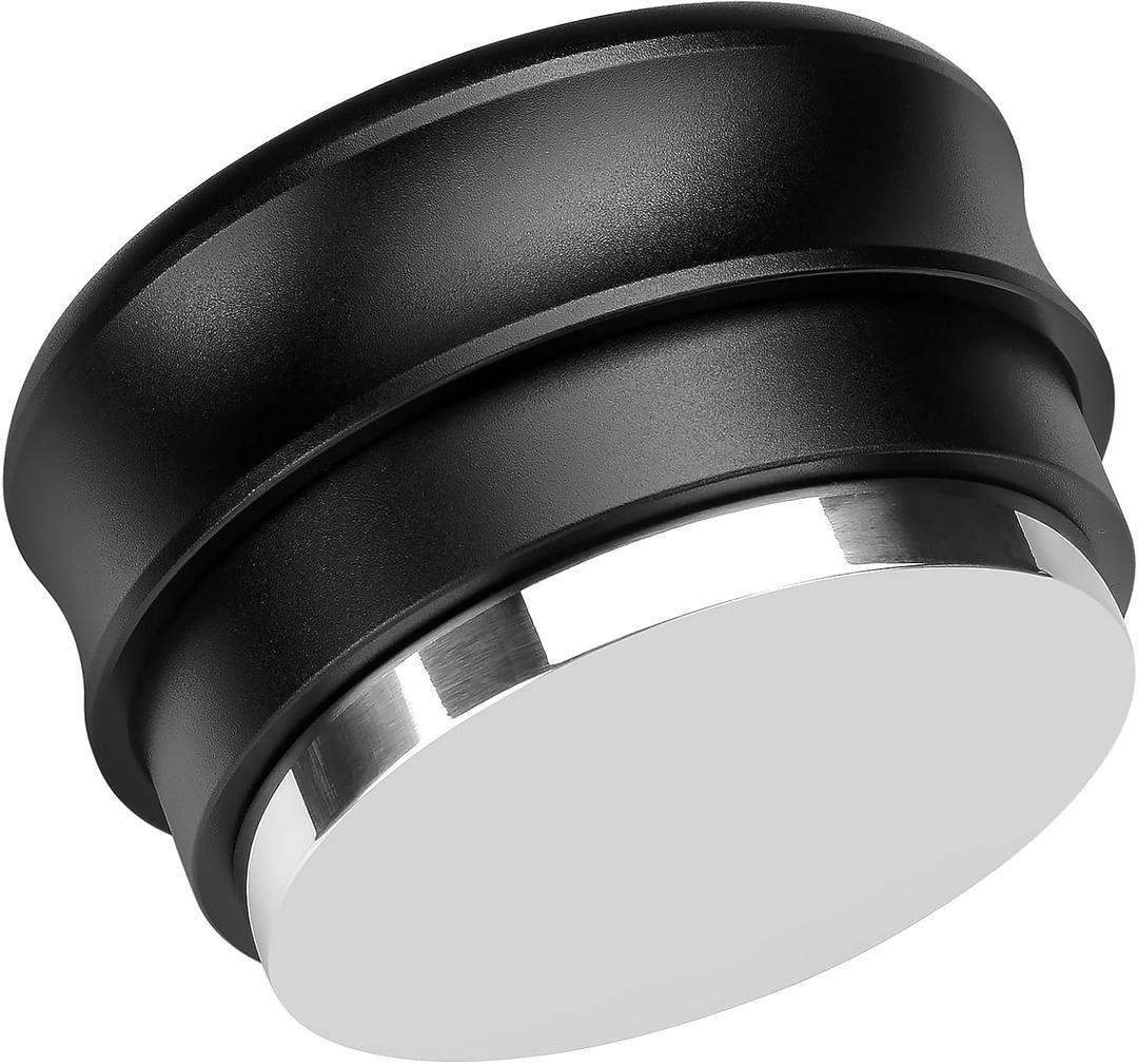 Normcore 58.5mm Palm Tamper, Espresso Coffee Tamper Built-In 30lb Spring with Stainless Steel Flat Base, Barista Coffee Hand Leveler Tamper Compatible with 58mm Portafilter