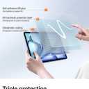 2 x SMARTDEVIL 2 Pack Screen Protector for iPad Air 11 Inch M4/M3/M2 (8th/7th/6th Generation, 2026/2025/2024) with Easy-Install Tray[Military Grade Shatterproof]9H+ Hardness Tempered Glass, HD Clarity[Dust-Free & Bubble-Free]