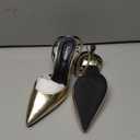 Susanny Heels for Women Stiletto Closed Pointed Toe Backless Dress Shoes High Heels Sexy Kitten Pumps Wedding Guest Party Dance Prom Dressy Comfort Shoes 6.5