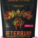 After Burn Creatine Monohydrate Chews - BCAAs & L-Glutamine - Gummies - Pre/Post Workout Recovery for Men & Women - Strength Energy Endurance - Muscle Growth - Immune Function