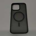 OtterBox Symmetry Series Soft Touch for MagSafe for iPhone 15 Pro Max - Dark Echo (Black), Sleek Rubber Design, Smooth Finish, Camera Bumpers, and Protective Screen Lip