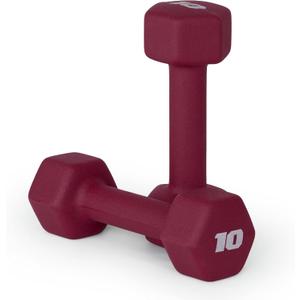 CAP Barbell Neoprene Dumbbell Weights Pairs & Sets | Multiple Colors, 10lbs