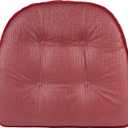 Non-Slip Chair Cushions, Assembled in USA, U-Shaped Skid-Proof Seat Pads for Dining Room, Kitchen, Office, 15"x16"