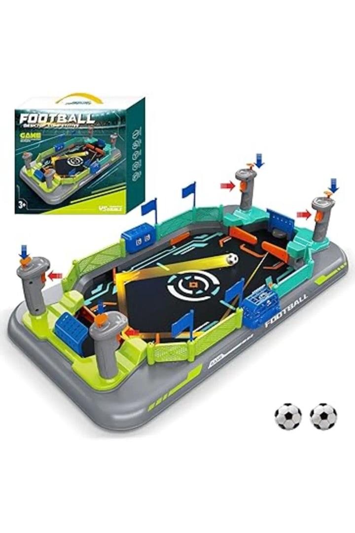 Soccer Board Game for Kids: Mini Foosball Table Game - Interaction Soccer Toys for 3 4 5 6 7 8-12 Year Old Indoor Family Playroom Party - Perfect Birthday Sports Gift for Boys Girls