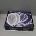 100FT COB Led Strip Lights, Uniform 6500K COB Rope Light,Bright Daylight White lights,High Density,App/Remote Control,Indoor 24V Cuttable Cabinet Lights for Bedroom,Bookshelf,Showcase,Kitchen, 1 Piece 