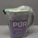 PUR 7-Cup Water Pitcher, 1 Genuine Filter, Cleaner, Great-tasting Water, Dishwasher Safe, Powerful, Faster Filtration, LockFit Cap Design - Lime