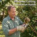 Gardeness Titanium Bypass Pruning Shears- SK5 Steel Garden Clippers For Gardening, Florist cutters-Floral Secateurs with Soft Comfort Grip Handles for Trimming Flowers, Branches, Shrubs and Plants