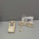 MCKTHO Retro Wall Phones, Old Wall Mounted Phone Landline Phone with Loud Mechanical Ringing Vintage Wall Corded Telephone with Volume Adjustable for Home, Hotel, School, and Office (Beige)