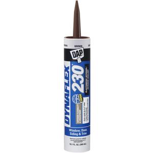 DAP Dynaflex 230 Premium Elastomeric Sealant, Brown, 10.1 Oz (7079818418)