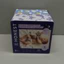 The Honest Company Comfort Dry Overnight Diapers, Up to 12 Hours Protection, Hypoallergenic, Cozy Cloud + Star Signs, Club Box Size 5 (27+ lbs), 40 Count