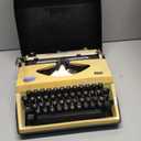 [Chic Cream Edition] Artisan-Refurbished Vintage Manual Typewriter  Retro Elegance/Kids' Mechanical Adventure/Timeless Keystroke Experience