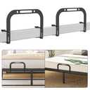 Mattress Slide Stopper, DELLAN Non-Slip Gripper Retainer Bar, Mattress Holder for 1.5 "x 2.9" Bed Frame to Prevent Sliding (2 Pack)