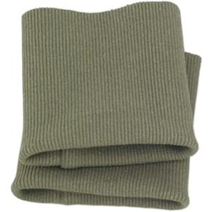 1 Pair Pure Cotton Elastic Spring and Autumn Stretchy Knit Rib Cuff Trim Clothing,Jacket,Coat Soft Cuffing Sewing(Green)