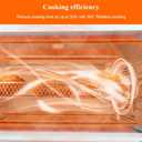 Bakers' Oven, 11-in-1 Max XL Large 30-Quart Smart Toaster Oven with Steam Function,Stainless Steel Countertop Air Fryer Ovens, Suitable for 12-inch Pizza, 4 Accessories Included, 20.52"d X 17.02"w X 12.01"h