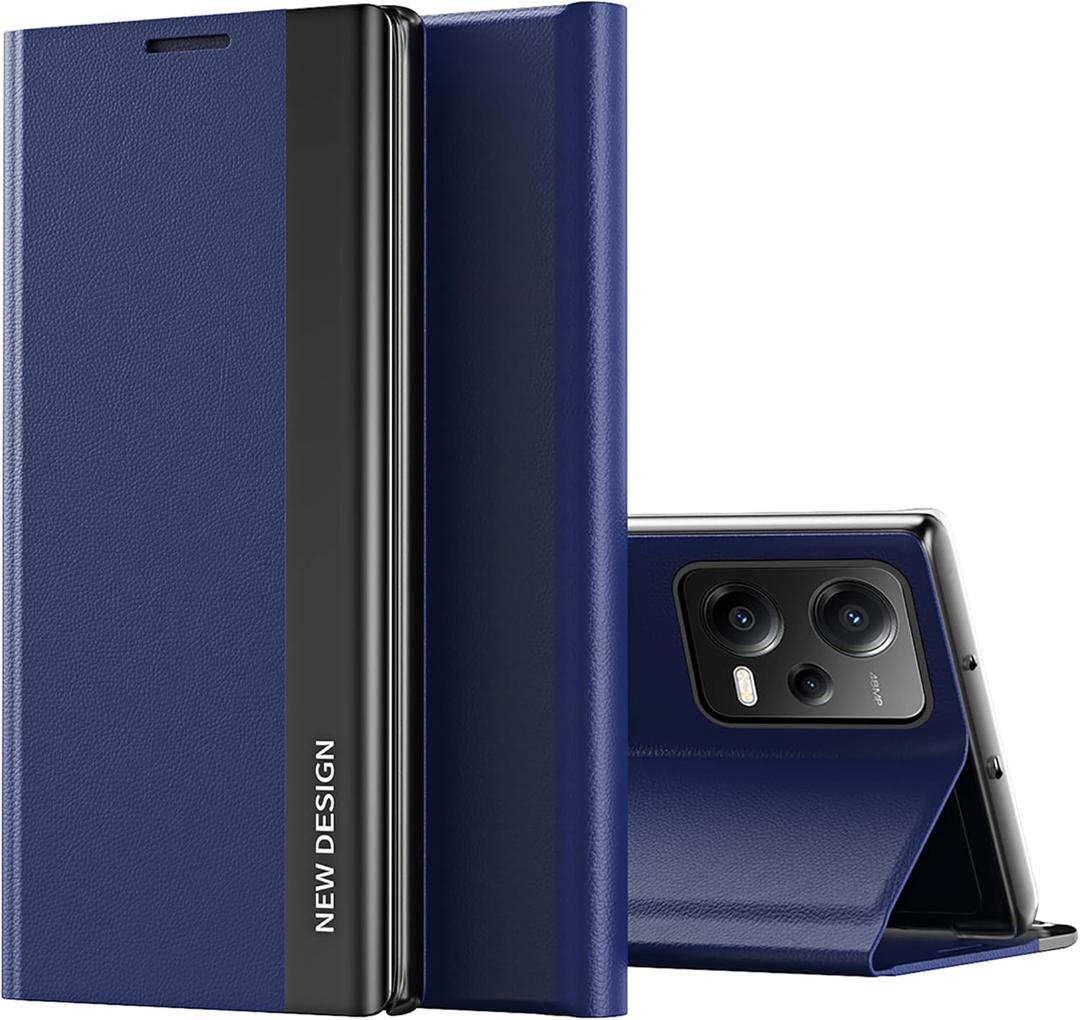CCSmall Thin Slim Flip Case for Xiaomi Redmi Note 12 Pro 5G, Case for Xiaomi Poco X5 Pro, Business PU Leather Shockproof Protective Phone Cover Case for Xiaomi Redmi Note 12 Pro 5G CX Deep Blue CCSmall Thin Slim Flip Case for Xiaomi Redmi Note 12 Pro 5G, Case for Xiaomi Poco X5 Pro, Business PU Leather Shockproof Protective Phone Cover Case for Xiaomi Redmi Note 12 Pro 5G CX Deep Blue