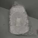 Cowboy Hat for Women Men 6 Sparkly Stars Brim & Rhinestone Belt Western Cowgirl Hat with Sunglasses Bandanas (White)