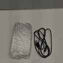 WulaWindy Digital Alarm Clock, Large LED Display, with USB Charger, Snooze Function Dim Mode Wall Hanging Beside Desk Clock for Bedroom Black Room Decor