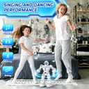 Robot Toys for Kids, Programmable Remote Control Robot with Walking, Sliding, Singing and Dancing, RC Gesture Sensing Control Smart Robots for Age 3-12 3-5 Kids Christmas Birthday
