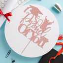 Proud of You Cake Topper Cake topper senior high school university postgraduate Graduation cake topper Cake decorations for boys and girls graduation supplies