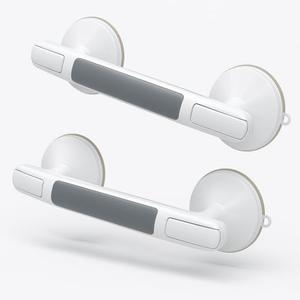 2 Pack Grab Bars for Bathtubs and Showers, Suction Grab Bar, Heavy Duty Shower Handle Removable Bath Handrails for Seniors and Elderly, Bathroom Safet