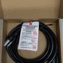 Amazon Basics Extension Cord, 6 Ft, 3 Prong Outlet Extender, Indoor Extension Cord, 13 Amps, 125V, Black