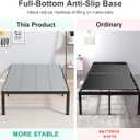 Queen Bunkie Board 60 x 80, 10mm Low Profile Bed Board with Full Anti-Slip Bottom, Under Mattress Support for Platform Beds, Metal Slats & Slatted Frames