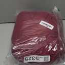 Amazon Essentials Girls and Toddlers' Long Quilted Cocoon Puffer Coat (3T, Ecru Raspberry Red Shearling)