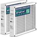 2Pack 20x25x4 AC Furnace Air Filter Compatible with Honeywell FC100A1037, MERV 13 HVAC Filter Replacement, Actual Size:19.94"x24.86"x4.38"