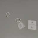 2 Pairs AirPods Ear Hooks for AirPods Pro 2, AirPods Pro, AirPods 4, 3, 2 & 1, Upgraded Anti Slip Sports Clip Hooks for AirPods 1, 2, 3, 4,Pro, Pro 2  White