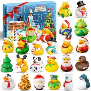 Advent Calendar 2025, Rubber Duck 24 Days of Countdown Christmas, Fun Duckie Bath Toys for Toddlers, Baby Shower Party Favors, Gifts Girls Advent Calendars 2025 Kids 1, 2, 3, 4, 5 Year Old, Xmas Ducks