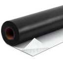 Pushglossy 1 Roll EPDM Rubber Roofing Membrane 50 Mil, 39" x 20 Ft, Black