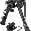 Besrilien Rifle Bipod with Picatinny Adapter Bipods for Rifles 6-9 Inches