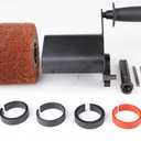 Aidelife Synthetic Fibre Abrasive Brush Drum for Grinding Machine Renovator,for Flat Metal and Wood Surfaces and for Satin Finishing of Unpainted Metals 120x100, Wire Drawing Machine Attachment