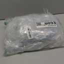 ZENFUN 80 Pack Clear PVC Gift Bags with Handles, Small Reusable Plastic Party Favor Bags, Transparent Goodie Bags Bulk for Wedding, Baby Shower, Birthday, Shopping Retail (6.3 x 5.9 x 2.7 Inch)