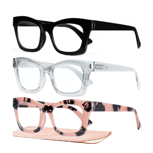 CCVOO 6 Pack Oprah Reading Glasses for Women, Eyeglasses, Blue Light Readers for Women, Computer Eye Glasses, Cheaters