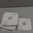 Comsmart Pet Fountain Filter Set, 3 Triple Filtration System Replacement Cat Water Fountain Filters for Square 84oz/2.5L Automatic Pet Fountain Cat Water Fountain (Pack of 8)