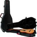 Gator Cases Molded Flight Case for Classical Style Acoustic Guitars with TSA Approved Locking Latch, (GTSA-GTRCLASS)