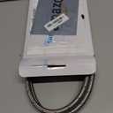 Homevacious 32-Inch Long Stainless Steel Supply Lines 3/8-Inch Female Compression Thread x M10 Male Connector 2 Pcs (1 Pair) Bathroom Kitchen Faucet Connector Braided Supply Hose