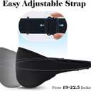 Fygrip 3D Eye Mask Sleep Mask for Men & Women, 100% Pressure-Free & Light Block-Out Eye Mask for Sleep with Easy Adjustable Strap, Night Eye Cover for Travel, Black