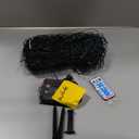 WBao Solar Christmas Net Lights 200LED F8 Big Bulbs, 8.4ft x 5.2ft Christmas Bushes Lights with Remote Control, 8 Modes, Timer, Waterproof for Lawn, Bushes, Trees Outdoor Xmas Decorations, Warm White