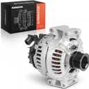 A-Premium Alternator Compatible with Mercedes-Benz W203 C230 06-09, W203 C280 06-07, C300, C350, E350, SLK280, SLK300, SLK350, CLK350, V6 3.0L 3.5L, 12V 150Amp CW 6-Groove Pulley, Replace# 0124525054