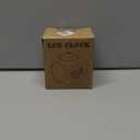 Oumefar Projection Clock for Bedroom Ceiling, Digital LCD Alarm Clock with Voice Talking, 8.1 x 4.7 x 1.1in Modern Mini Projector Alarm Clocks for Office Bedroom(White with USB Cable)