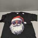 Cool Santa Claus Face Retro Sunglasses Christmas Men Boys T-Shirt, Size M