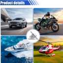 3 x 2PCS 5/16" 8mm Non Return One Way Aluminium Alloy Car One-Way Inline Check Valve for Petrol Diesel Fuel Oil Water